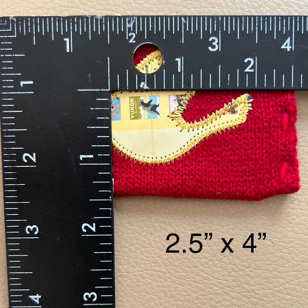 Set 3 VTG Starbucks Knit Envelope & Card Holiday Ornament Gift Pouch Bag - Picture 4 of 15